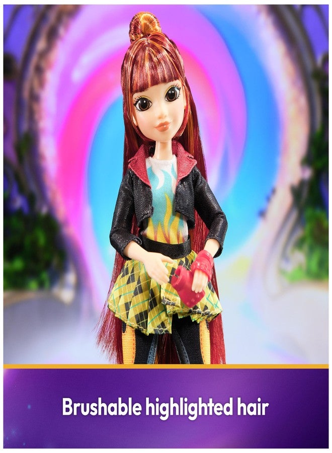 Unicorn Academy أكاديمية يونيكورن، دمية فالنتينا مع 5 ملحقات، 9.5 بوصة، دمى وألعاب يونيكورن، هدايا وحشوات جوارب للفتيات من عمر 4 سنوات فما فوق - Image 3